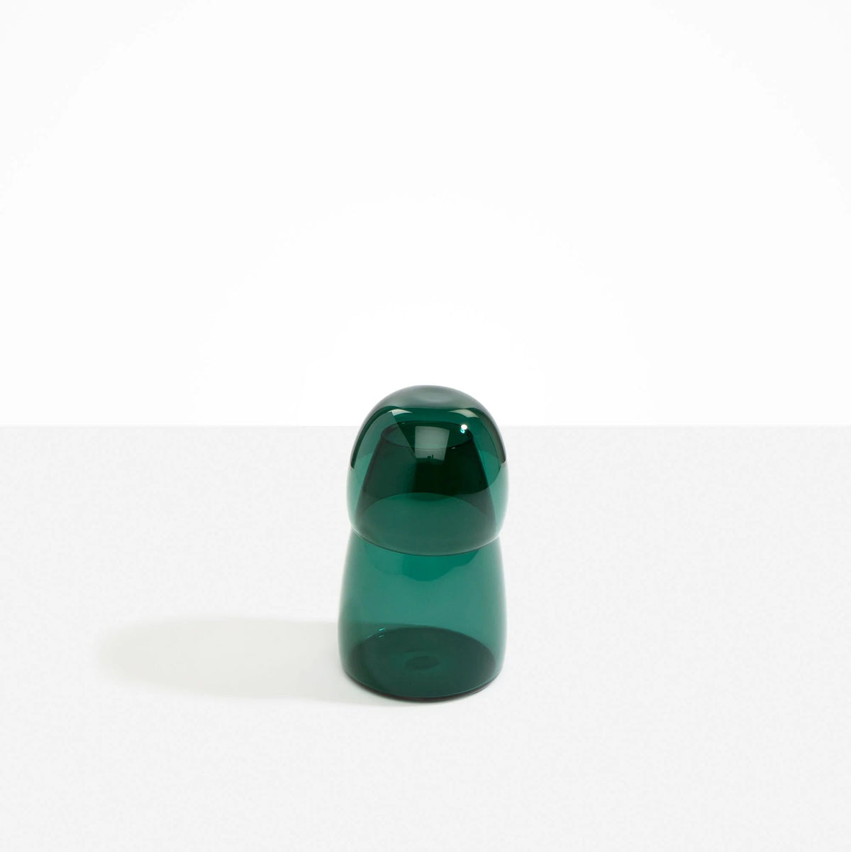 Glass Pebble Carafe Green - Dinosaur Designs